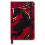 Zápisník Moleskine Horse Wood - tvrdé desky, L, linkovaný