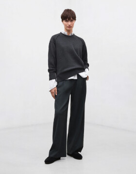 ECOALF Miel Ten Cot Trousers Charcoal Khaki 42
