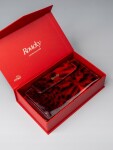Luxusní dámská peněženka z přírodní kůže Sara, červená