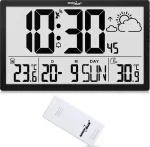 GreenBlue GB218 / Nástěnné hodiny LCD / Teplota a datum / Velký formát (GB218)