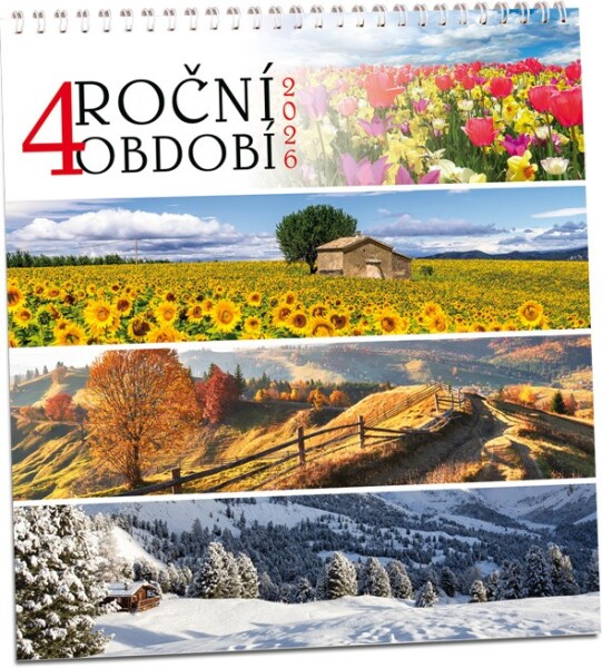 Nástěnný kalendář ARIA 2026 - 4 roční období
