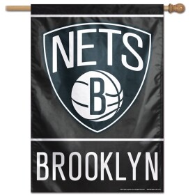 Vlajka Brooklyn Nets NBA Vertical
