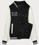 Černá dámská bunda typu bomber (16M9067-392) odstíny černé XL (42)