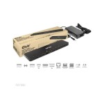 Club3D Dokovací stanice USB-C 12v1, 1xDP, 2xHDMI, 1xUSB-C, 5xUSB, 1xRJ45, 1x3.5mm, čtečka SD karet, černá EDF_795183