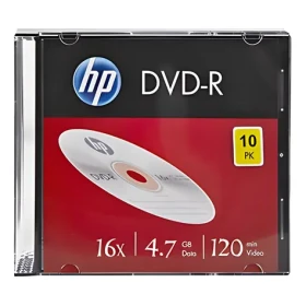 HP DME00085-3 / DVD-R / 4.7 GB / 16x / Slim case / 10 ks (DME00085-3)