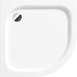 DEANTE - Funkia bílá - Akrylátová sprchová vanička, půlkulatá, 90 cm KTA_053B