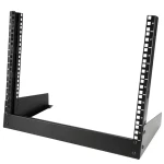 StarTech Otevřený rack 8U černý / Otevřený rack / 19" / max. nosnost 50 kg / ocel (RK8OD)