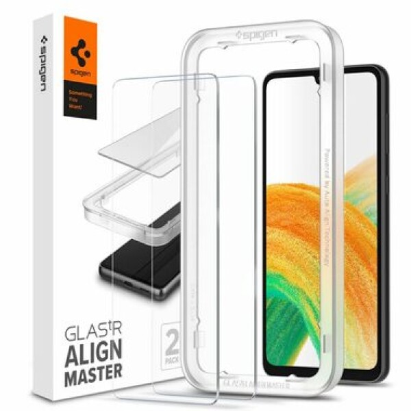 Spigen Glas.tR AlignMaster ochranné sklo pro Samsung Galaxy A33 5G 2ks (AGL04296)