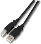 EFB černá / USB kabel / USB-A - USB-B / USB 2.0 / 5 m (K5255SW.5)