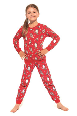 Dívčí pyžamo CORNETTE Červená