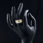 Prsten Swarovski Elements Amedeo, 54 Bílá/čirá