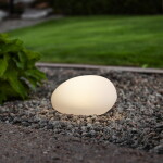 STAR TRADING Venkovní osvětlení na solární napájení LED Globy, bílá barva, plast