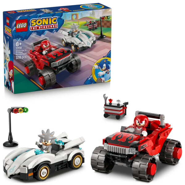 LEGO LEGO® Sonic the Hedgehog™ 77118 Silver a jeho auto vs. Knuckles a jeho monster truck