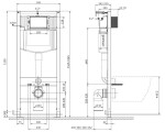 CERSANIT - C203 AQUA 50 PNEU QF WHB ZEN PRO SQUARE DUR SC EO S701-887