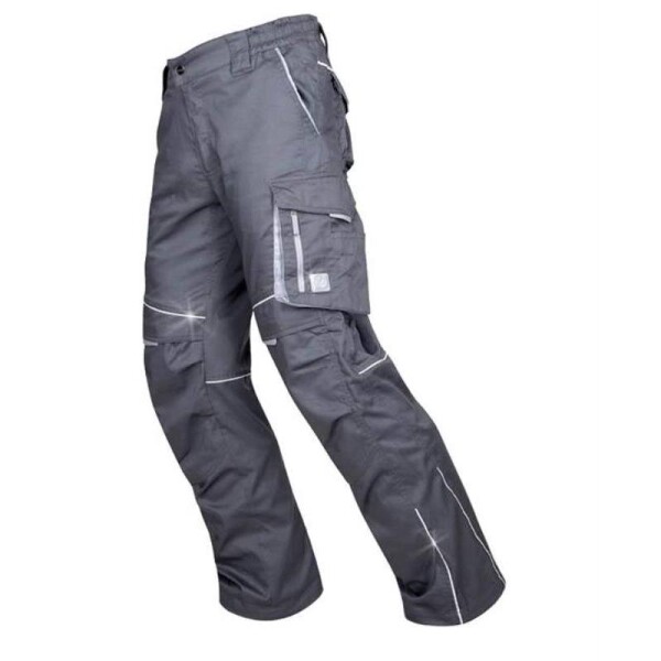 Kalhoty montérkové Summer H6123/XL, tmavě šedé, zkrácené