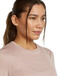 Dámské merino triko s krátkým rukávem ICEBREAKER Wmns 125 Cool-Lite Speed SS Slit Back Tee, Pink Quartz velikost: S