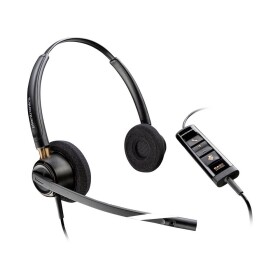 HP Poly EncorePro 525 USB-A Headset Headset otevřená (On Ear) černá