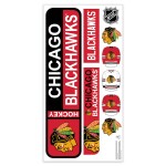 Mustang Drinkware Samolepky na Stěnu Chicago Blackhawks NHL Repositionable Street Signs Wall Decal Set