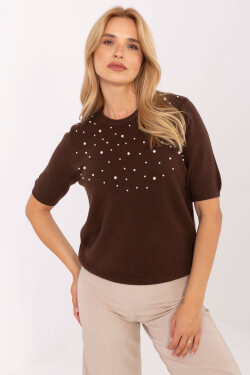 Svetr s krátkým rukávem model 216754 Factory Price S/M