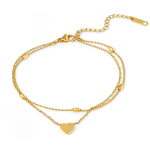 ELENYS Amora – pozlacený náramek 18K žluté zlato Délka náramku: 18,5+6,5 cm / max. 25 cm