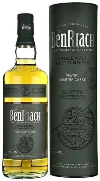 Benriach Quarter Cask Peated / Whisky / Speyside single malt / rašelinová / 46 % / 1 l (5060716140426)