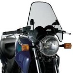A604 kouřové plexi s montáží na řídítka (plexi A 30 včetně sady D 40), vxš379x445 mm