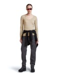 ICEBREAKER Wmns Merino 200 Oasis LS V Neck, Bay Heather velikost: L