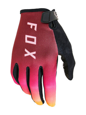 Fox Ranger dark maroon cyklistické rukavice - L