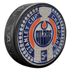 Mustang Puk Edmonton Oilers NHL Stanley Cup Dynasty Puck Design Trimflexx