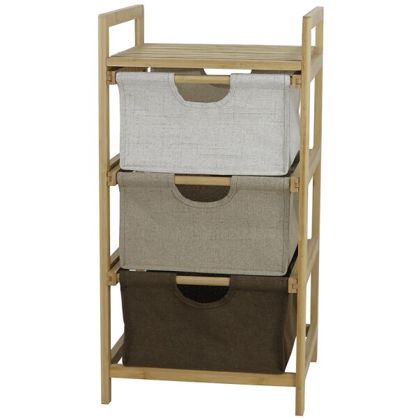 Stojan bambus se 3 zásuvkami LHA23-F3 39X36 H75