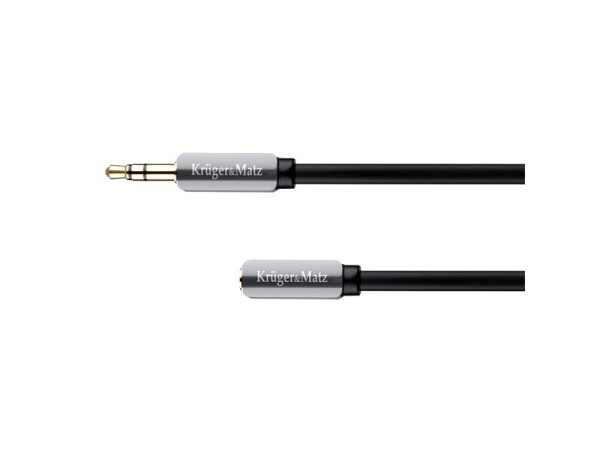 Kabel Jack 3,5mm konektor/Jack 3,5mm zdířka 1,8m KRUGER & MATZ KM0316