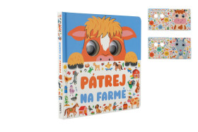 Knížka Pátrej na farmě 20x20x1,5cm - Claire Mowat