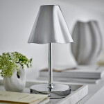 Bloomingville Stmívatelná LED lampička Lianna Silver, stříbrná barva, kov