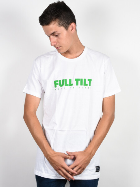 Full tilt Logo white pánské tričko krátkým rukávem