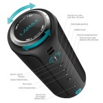 LAMAX Sounder2 / Bluetooth reproduktor / BT 5.0 / IP67 / 3.5 mm jack / TWS / NFC / USB-C / Micro SD / handsfree / černá (LMXSO2)