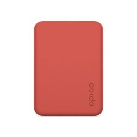 Epico iStores Magnetic Wireless Power Bank 4200mAh červená / Powerbank / bezdrátové nabíjení / USB-C (9915101400016)