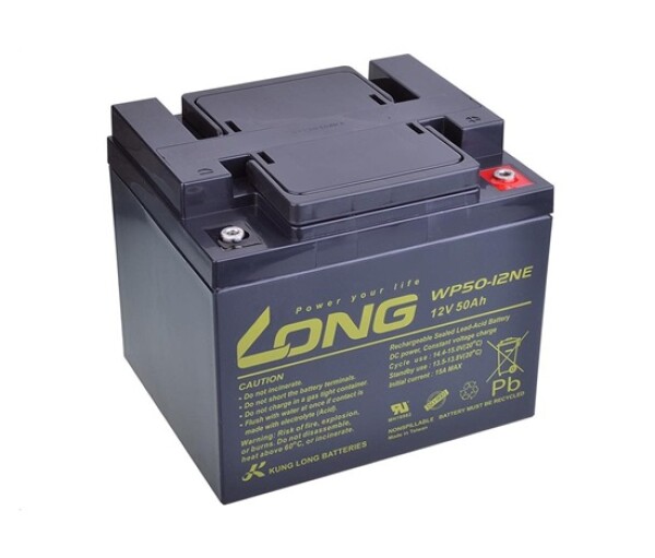 Long 12V 50Ah olověný akumulátor DeepCycle AGM M6 (WP50-12NE) EDF_1020528