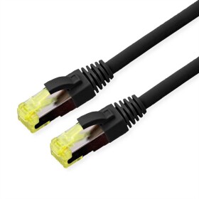 Roline 21.15.0757 RJ45 síťové kabely, propojovací kabely CAT 6A S/FTP 7 m černá 1 ks