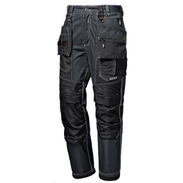 Montérkové kalhoty HEAVY DENIM do pasu černé 3XL černé