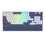 Royal Kludge RK96 RGB hnědé spínače modrá / Bezdrátová klávesnice / mechanická / 2.4GHz USB / US Layout (RK96-2)