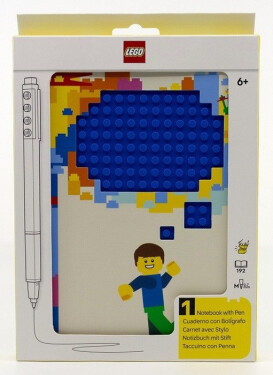 LEGO® Zápisník s gelovým perem - Thoughts, recyklovatelný