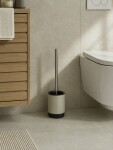 WC štětka na postavení, béžová/černá, AWD INTERIOR 2096 AWD02022096