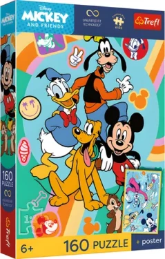 TREFL Puzzle Premium Plus Kids Mickey Mouse: Přátelé