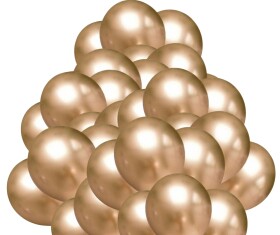 Chromové balónky zlaté 50 ks 30 cm balonky.cz Chromové balónky zlaté 50 ks 30 cm balonky.cz