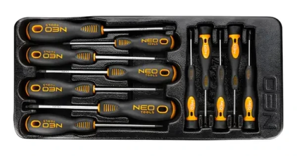 NEO TOOLS 84-247 / Sada šroubováků / PZ, TX / precizní / 12 dílů (84-247)