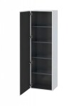 DURAVIT - L-Cube Vysoká skříňka 176x50x36 cm, panty vlevo, bílá mat LC1181L1818