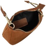 Stylová dámská kožená kabelka na rameno Kilix, koňaková