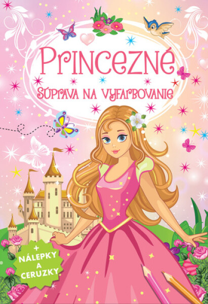 Princezné súprava na vyfarbovanie