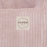 PLUSH NEST PLUSH NEST Dětské křesílko světle růžové, prémiový manšestr