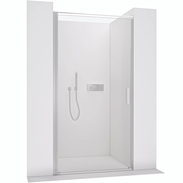 CERANO Sprchové otočné dveře Porte L/P - 8 mm - chrom, transparentní sklo - 100x195 cm